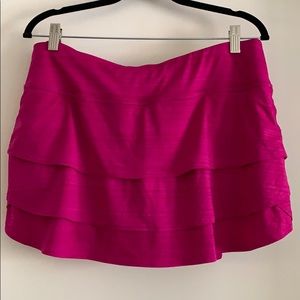 Athleta Pink Ruffle Skort